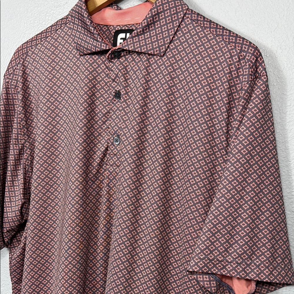 FootJoy FJ Geometric‎ Patterned Men's Polo